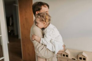 Family adjusting to new parenting schedule